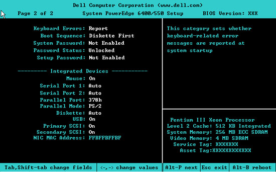 PE6400 BIOS Page 2